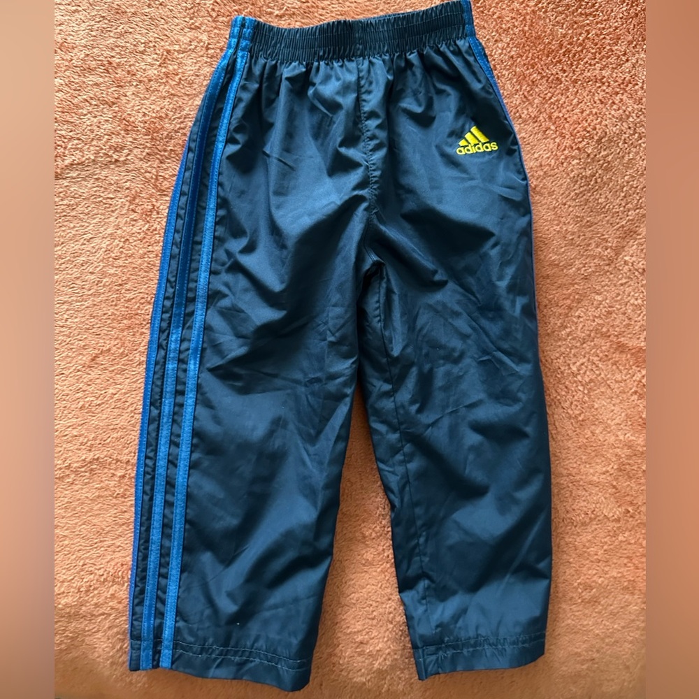 Toddler Boys Adidas Pants-Navy